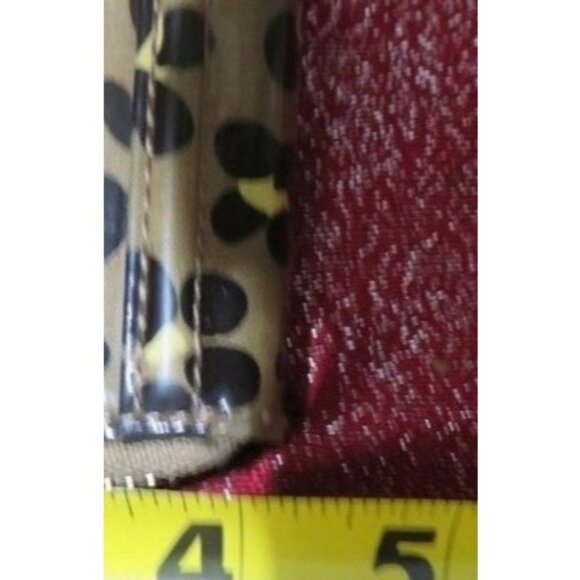 Burberry RARE Blue Label Pattern Patent Leather Zip Around Long Wallet Vintage - Picture 10 of 12